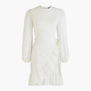 J.Crew Puff Sleeve Wrap Dress